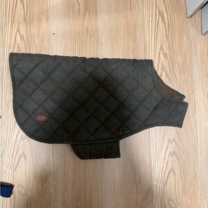 Orvis Quilted Dog Coat in Dark Green Sz Medium